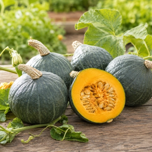 Dynia Kabocha odmiana japońskiej dyni typu Ebisu nasiona 10 szt. - ReinSaat