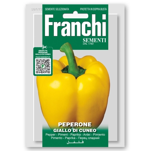 Papryka słodka Giallo di Cuneo nasiona 1,5g - FRANCHI