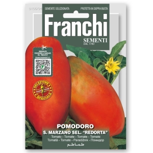 Pomidor S. Marzano Gigante 3 sel. Redorta nasiona 0,25 g - FRANCHI