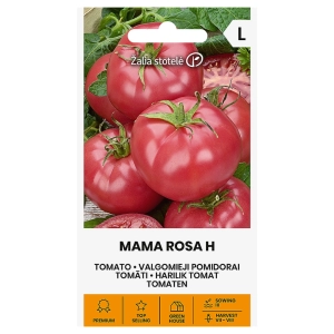Pomidor Mama Rosa H odmiana bardzo plenna owoce typu malinowego o masie do 250 g nasiona 10 szt. - Žalia stotelė