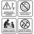 Karmnik dla ptaków FRUWIO z drewna do samodzielnego złożenia - Toraf