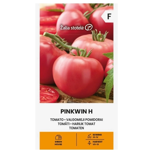 Pomidor Pinkwin H odmiana typu Beef przeznaczona do uprawy w szklarni nasiona 10 szt. - Žalia stotelė