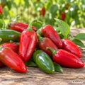 Papryka ostra Jalapeno M wczesna i plenna odmiana chili nasiona 0,1 g - Žalia stotelė