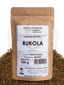 Rukola nasiona na kiełki Ekologiczne 100g - TORAF
