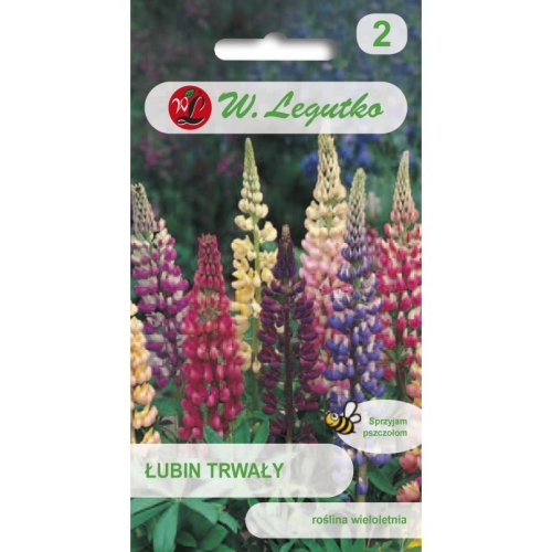 Łubin trwały ogrodowy Russel mieszanka nasiona 2g - W. Legutko