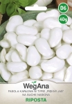 Fasola wielkokwiatowa karłowa na nasiona Riposta 40g - WegAna