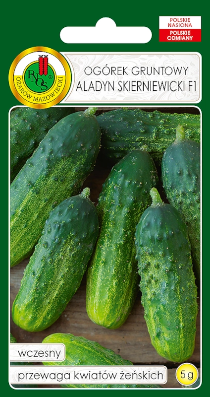 PNOS OGÓREK GRUNTOWY ALADYN F1 nasiona 5g sklep rajogrodnika