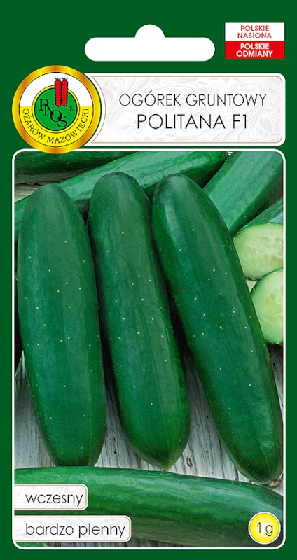PNOS Ogórek gruntowy Politana F1 nasiona sklep rajogrodnika