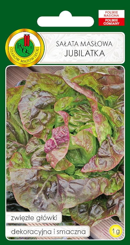 PNOS SAŁATA GŁOWIASTA MASŁOWA JUBILATKA nasiona 1g sklep rajogrodnika