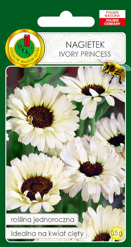 nagietek ivory princess nasiona PNOS sklep rajogrodnika