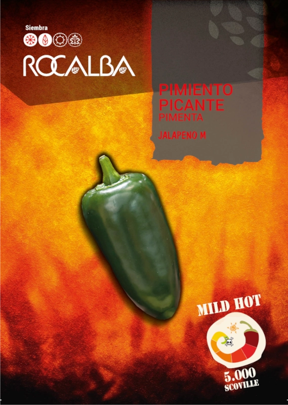 Papryka ostra Jalapeno M nasiona 0,5g Rocalba