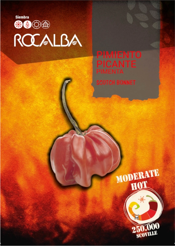 Papryka ostra Scotch Bonnet nasiona 25szt. Rocalba