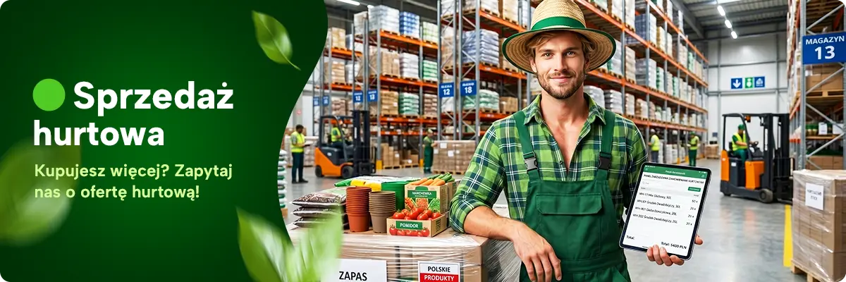 Sprzedaż hurtowa RajOgrodnika.pl - oferta hurtowa produktów ogrodniczych i większych zamówień
